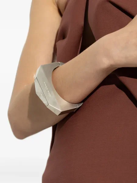 Brăţară Rick Owens de cristal argintiu