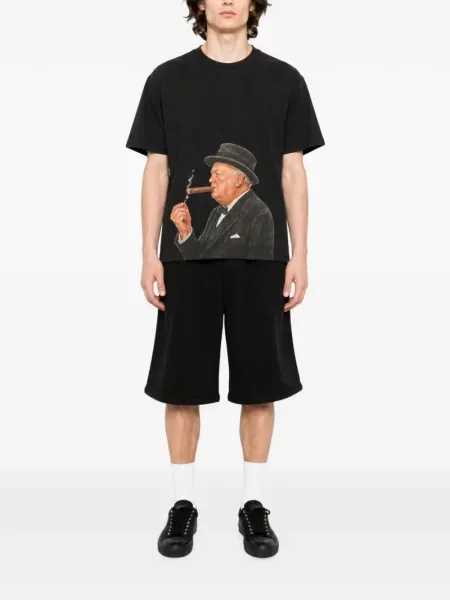 Tricou Melt cu imagine negru