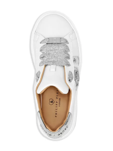 Dětské tenisky Philipp Plein bílé