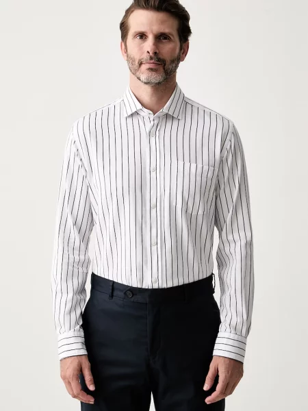BOSS BLACK Cămașă | casual fit alb