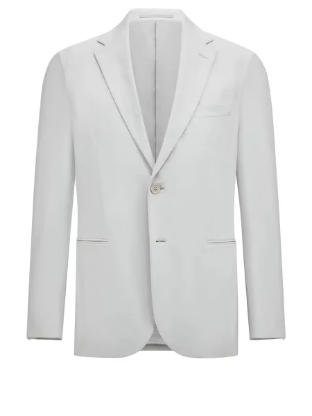 Boggi Milano Společenské sako B Tech perlově bílá