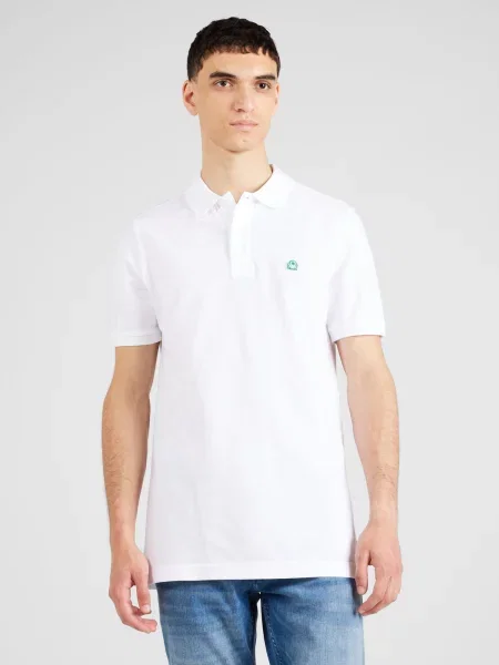 UNITED COLORS OF BENETTON Tričko zelená biela