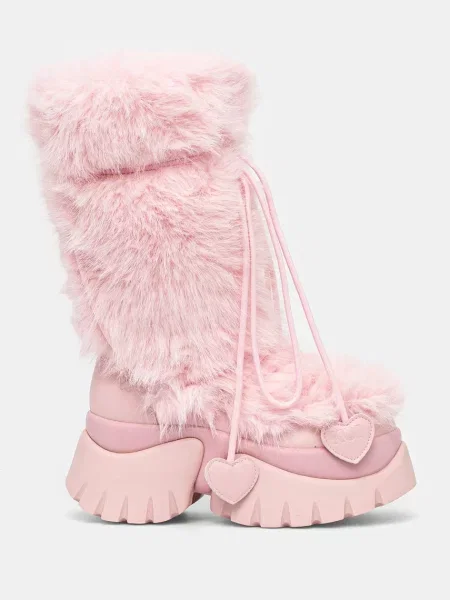 Koi Footwear śniegowce Kawaii Sasquatch różowy