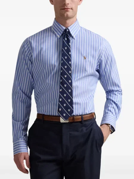 Șosete Polo Ralph Lauren de in cu dungi cu autograf negru