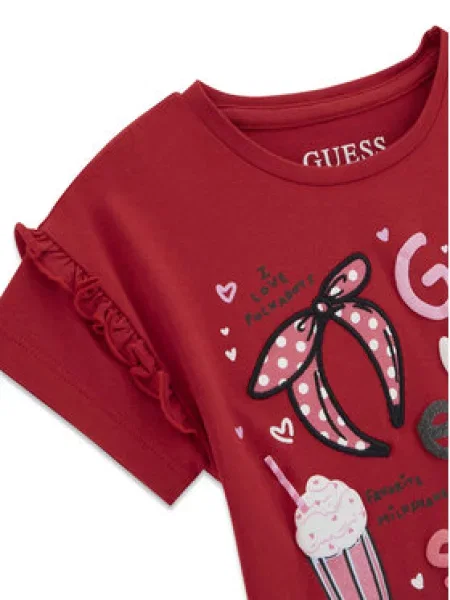 Guess Marškinėliai raudona