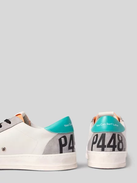 Sneakersy ze skóry z detale z logo model JACKC P448