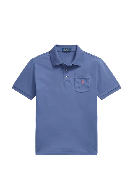 Koszulka polo dziecięca Polo Ralph Lauren niebieska