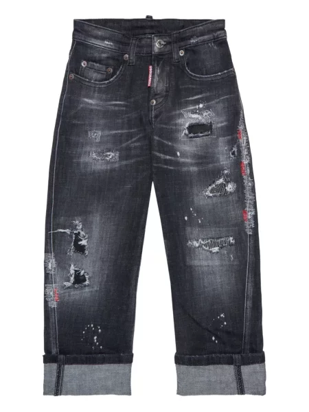 Jeansy dziecięce Dsquared2 szare
