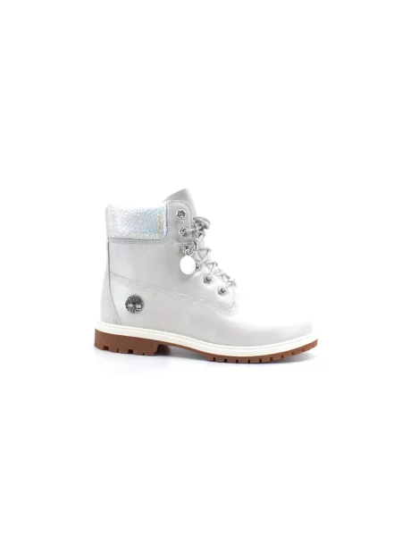 Botki Timberland skórzane szare