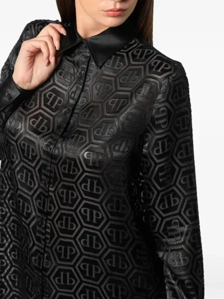 Cămașă Philipp Plein negru