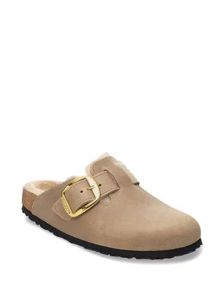 Papuci tip mules Birkenstock cu cataramă