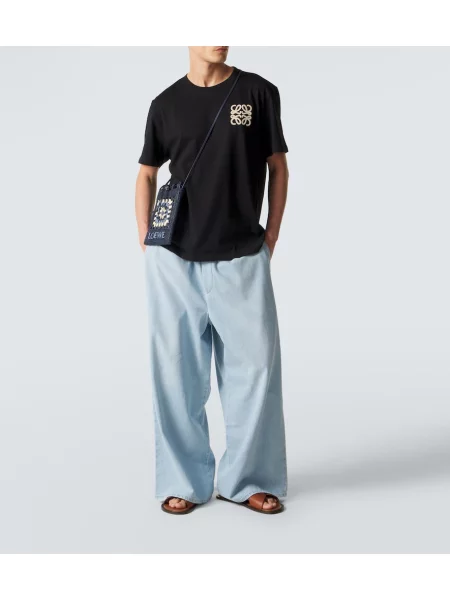 Tricou Loewe din jerseu negru