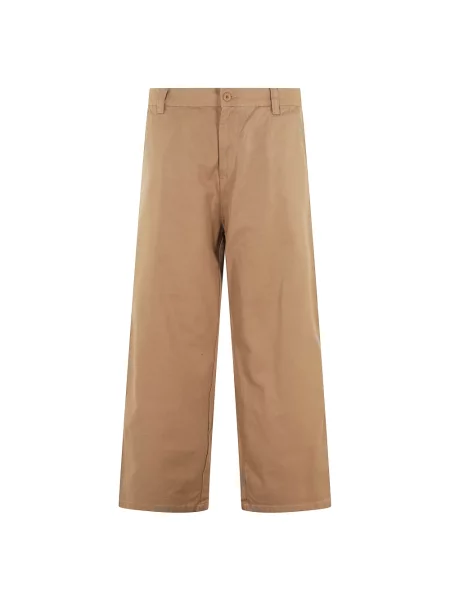 Spodnie Carhartt Wip brązowe