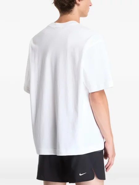 Tricou Nike cu imagine din fleece cu dungi de tigru albastru