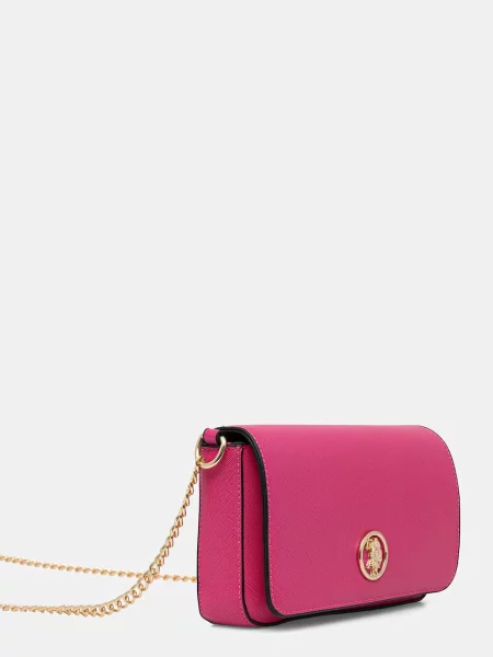 U.S. Polo Assn. crossbody torbica iz umetnega usnja Ceremony roza