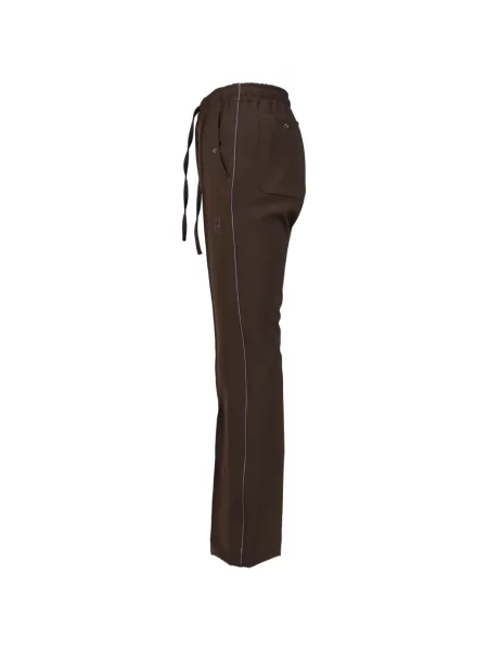 Pantaloni Needles cu broderie maro