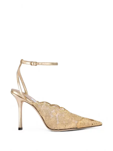 Pantofi cu toc Jimmy Choo plasă