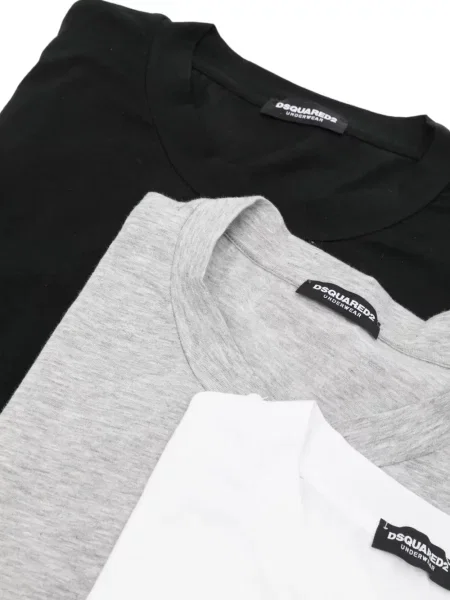 Kerek nyakú póló Dsquared2 fekete