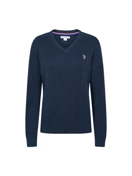 U.S. POLO ASSN. Pulover UWBell marin albastru