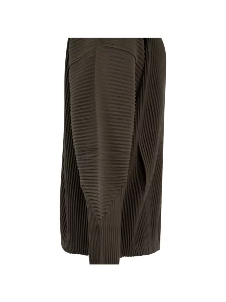 Hoodie Homme Plissé Issey Miyake πράσινο