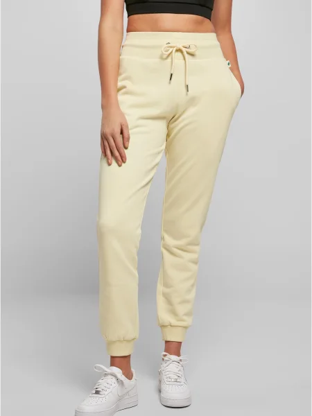 Urban Classics Pantaloni pastel galben