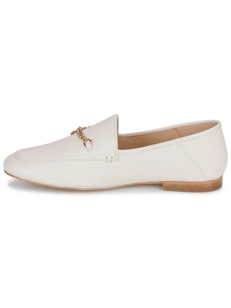 Pantofi loafer Coach din piele bej