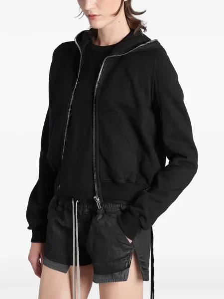 Hoodie Rick Owens Drkshdw με κορδόνι μαύρο