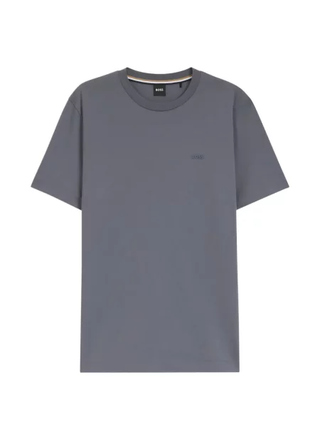 Tricou Boss cu decolteu rotund gri