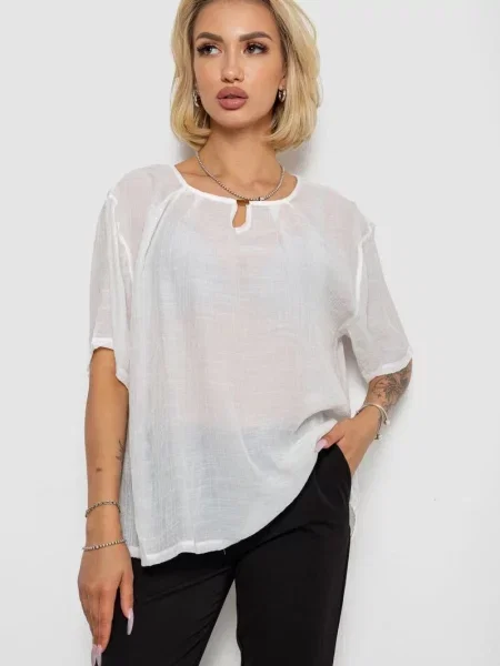 Блуза Ager молочний бавовна/поліестер