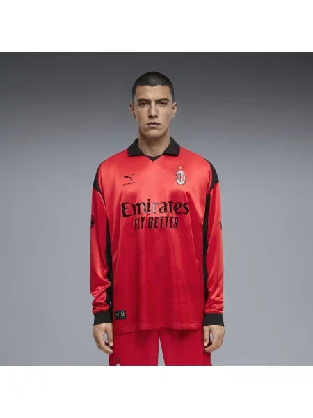 PUMA Koszulka z długim rękawem AC MILAN x SLAM JAM Limited Edition Akcesoria L czerwony