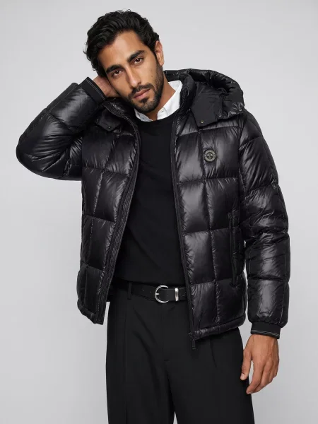 Geacă cu puf Armani Exchange negru