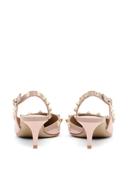 Pantofi cu toc Valentino Garavani slingback roz