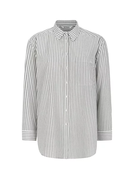 Soft Rebels Tricou SRVeronica gri închis alb