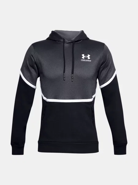 Hanorac din fleece Under Armour din fleece negru