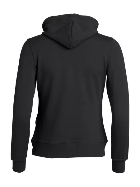 Clique Basic Hoody Full Zip – bluza z kapturem na – czarna