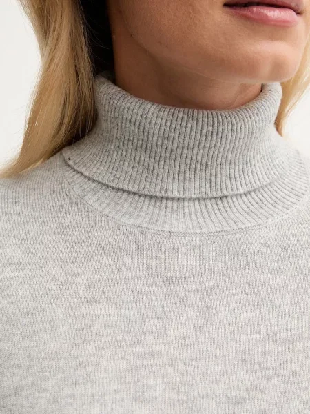 Дитячий светр з додаванням вовни United Colors of Benetton легкий гольф сірий