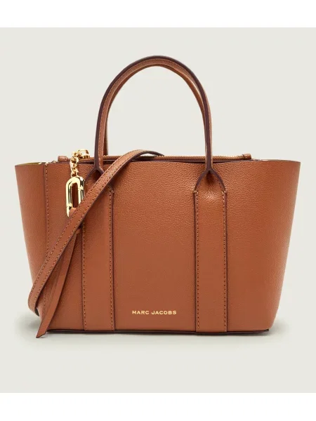 Geantă shopper Marc Jacobs din piele business maro
