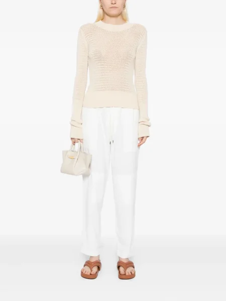Pantaloni James Perse alb