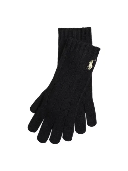 Rękawiczki Polo Ralph Lauren czarne
