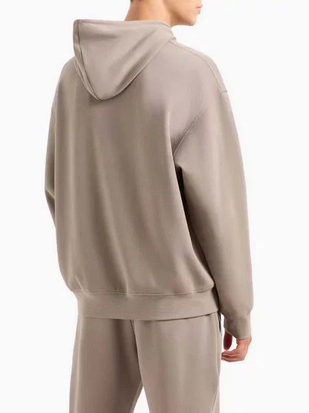 Худи Armani Exchange a-силуэта бежевое