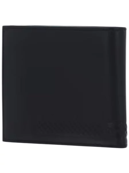 BOSS BLACK De piele portofel GB_Monogram negru