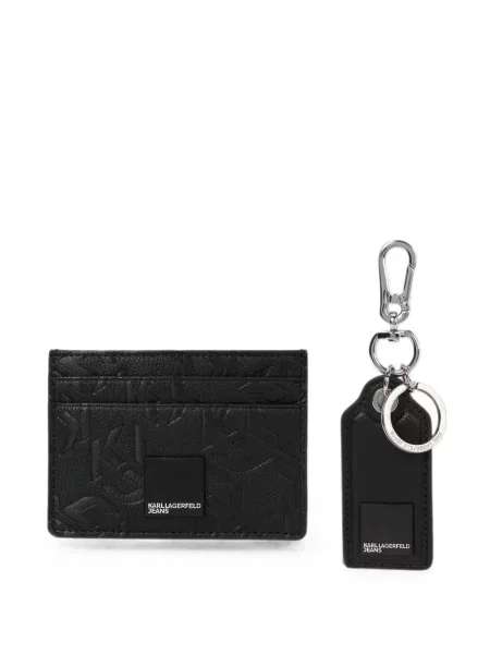 Portofel Karl Lagerfeld Jeans cu autograf negru
