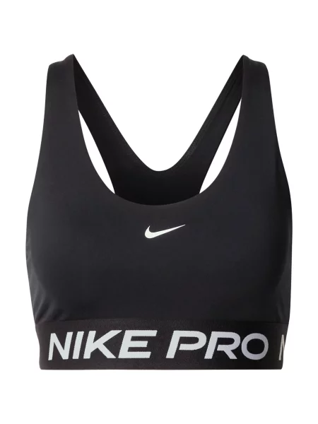 NIKE Sutien sport PRO negru alb