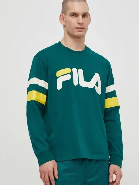 Fila tričko s dlouhým rukávem Luohe zelené