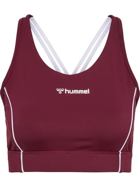 Hummel Sutien sport mov zmeură alb