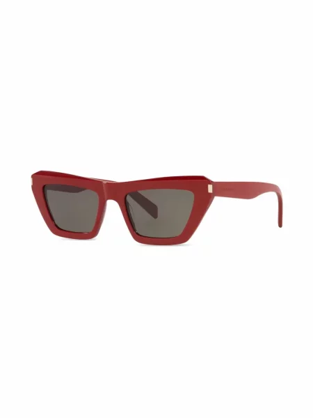 Katės akių akiniai nuo saulės Saint Laurent Eyewear raudona