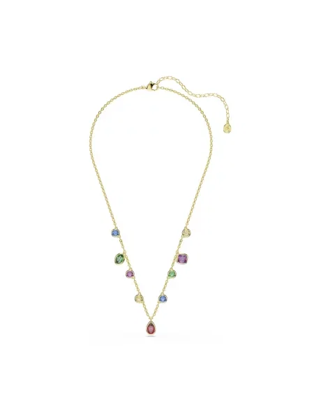 Swarovski naszyjnik pozłacany z cyrkonią IMBER żółty
