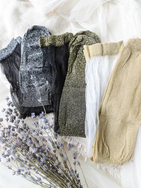 Женские высокие носочки Lavender чорні
