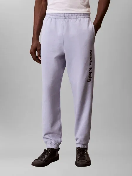 Calvin Klein Kelnės alyvinė juoda
