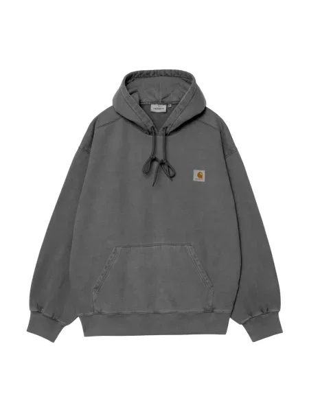 Bluza z kapturem Carhartt Wip z kapturem szara